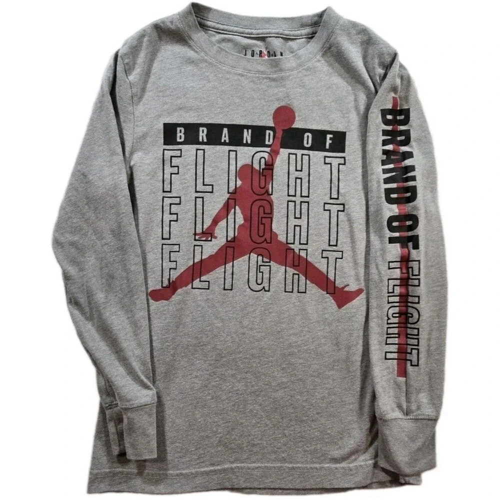Lot of 9 Boys Youth 6 Small T Shirts 2 Nike 6 Air Jordan Graphic 2 Medium Bundle
